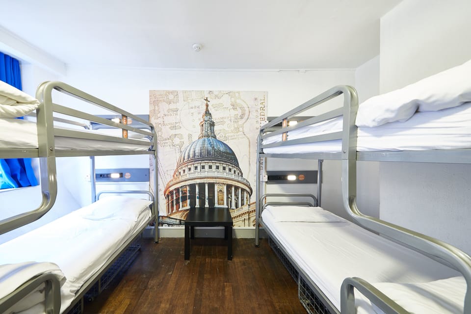 Bed in 6 Bed Dorm with Shared Bathroom | Free WiFi, bed sheets