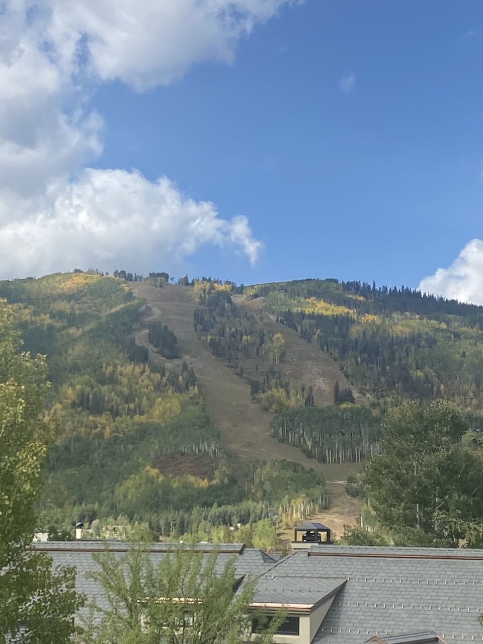 View from the balcony (President Fords Run - Strawberry Park)
