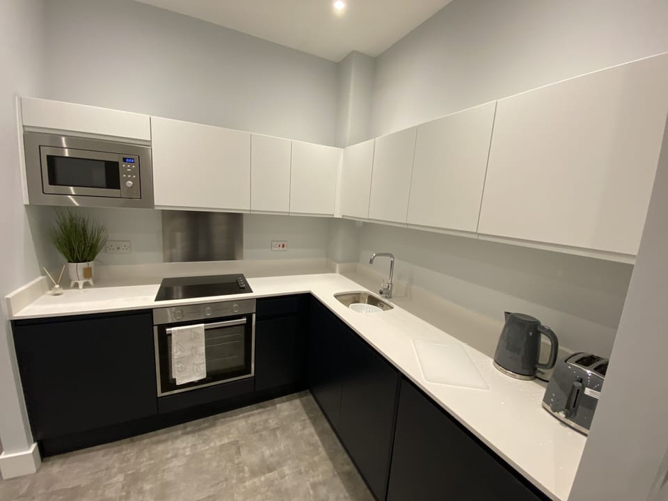 Deluxe Apartment, Accessible, Private Bathroom (Manhattan style apartment) | Private kitchen