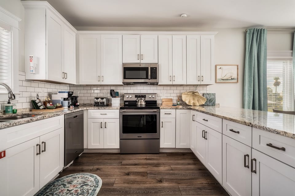 Step into a culinary haven where every meal becomes a masterpiece in our stylish and fully equipped kitchen.