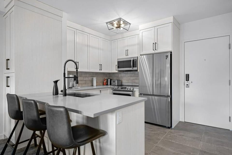 Kitchen with new appliances