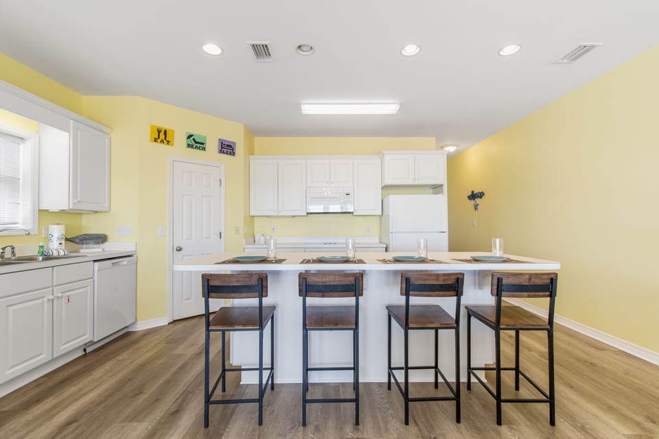 Breakfast bar seating