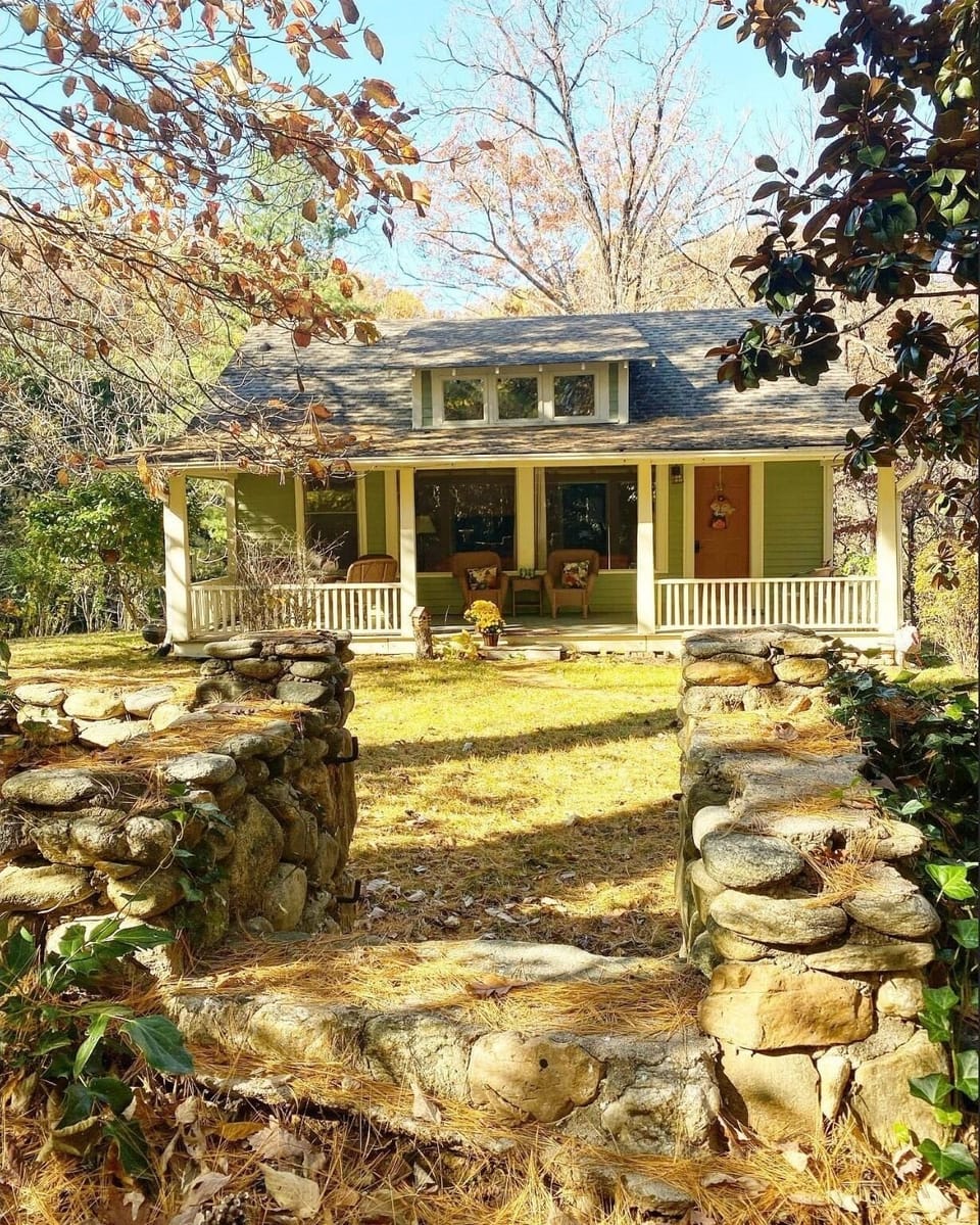 Large front porch to enjoy early morning coffee or dine al fresco.