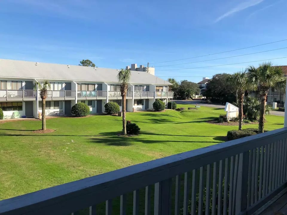View from private balcony