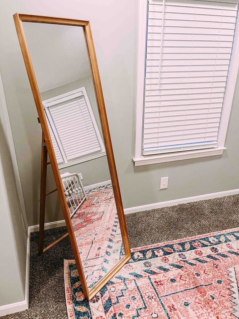 Full length mirror in the master bedroom