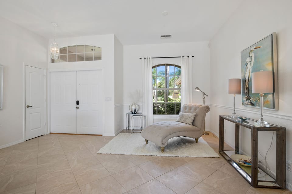 Reading/relaxing nook in the living room