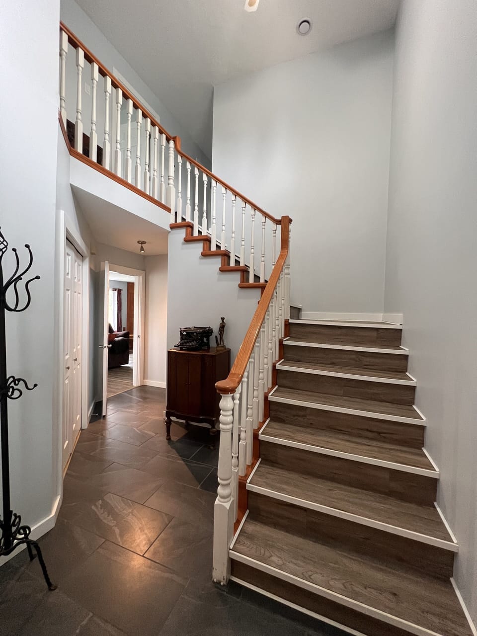 Staircase to bedrooms from main entrance