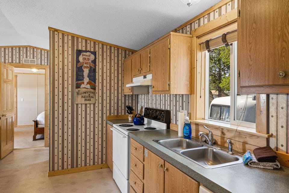 View of Kitchen facing primary bedroom.