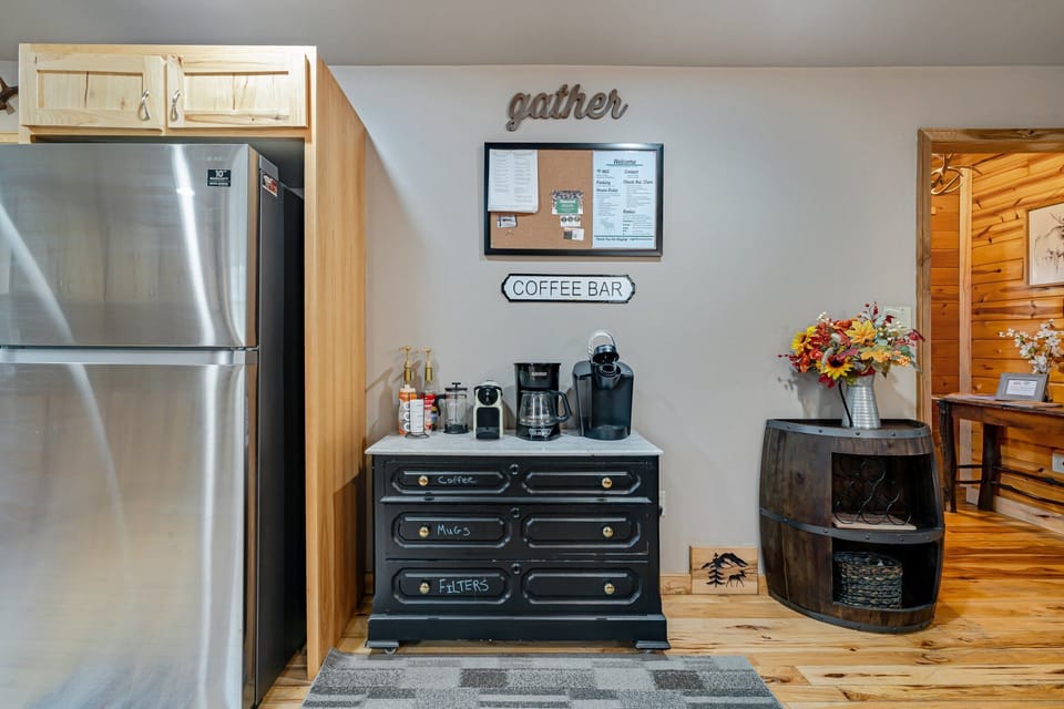 Coffee Bar in Kitchen