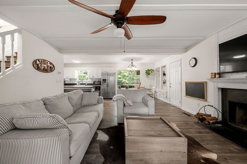 Living Room with sleeper couch 