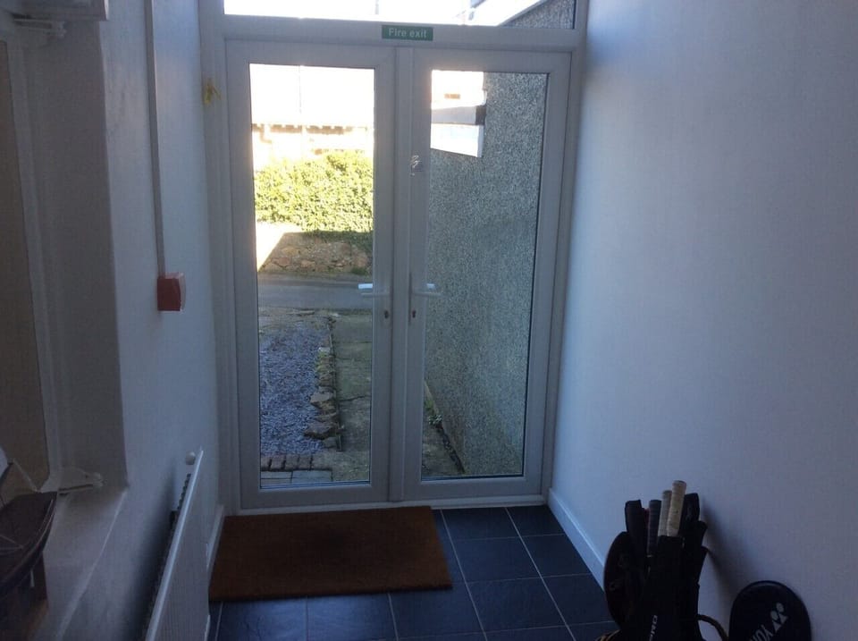 Utility room - access to car park at rear