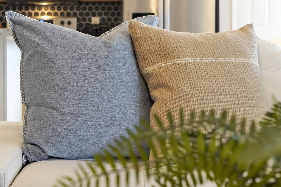 Pillows and throws for your comfort
