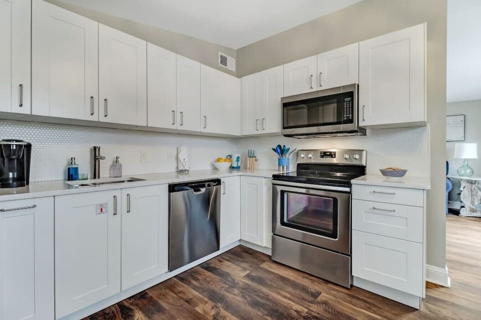 Fully stocked kitchen