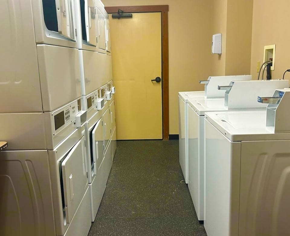 Enjoy the convenience of our on-site Laundromat!
