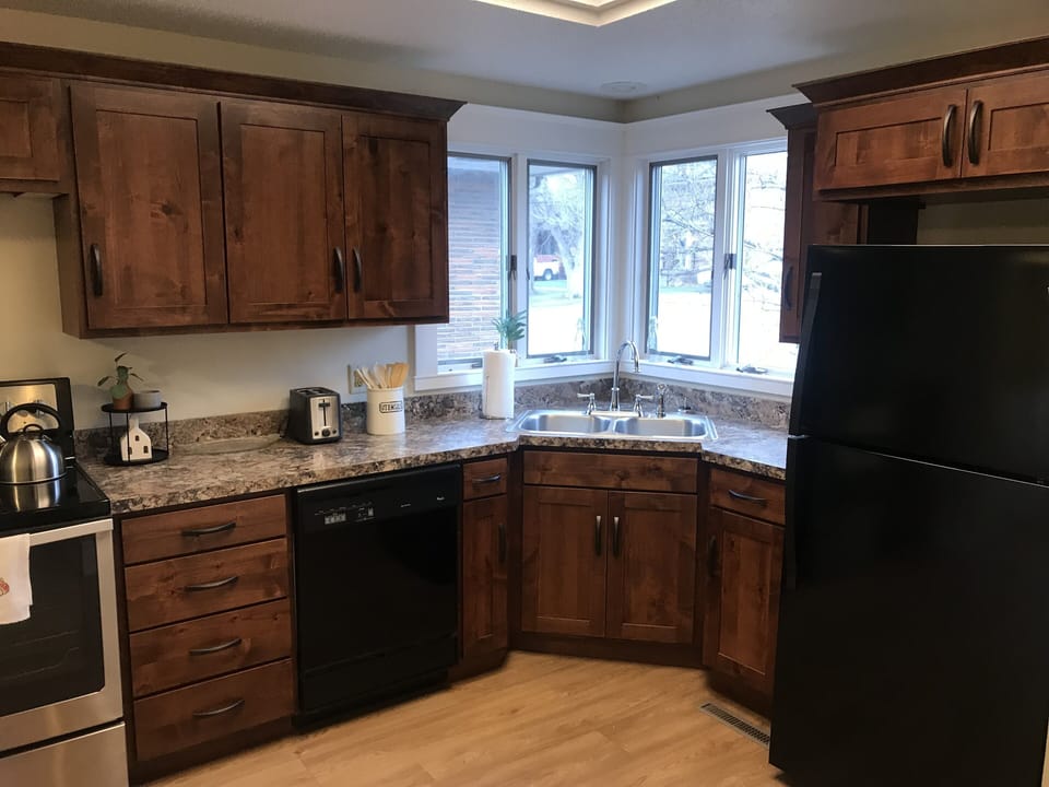 Newly renovated kitchen