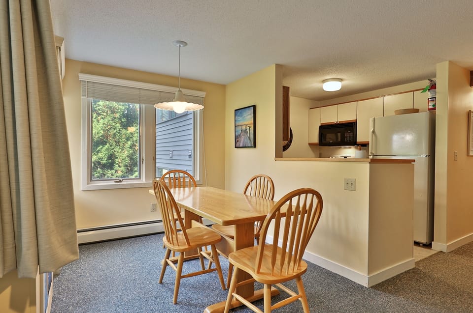 Dining and kitchen area