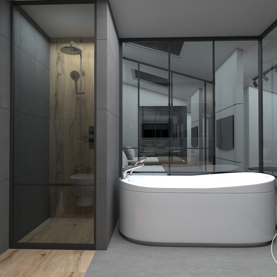 Deluxe Studio Suite | Bathroom | Slippers, towels