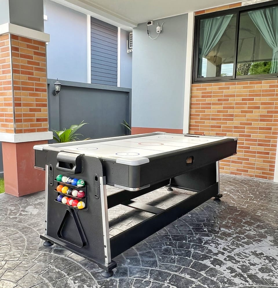 Air hockey and convertible table  