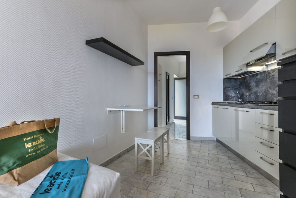 Studio | Private kitchenette | Fridge, stovetop, griddle, cookware/dishes/utensils