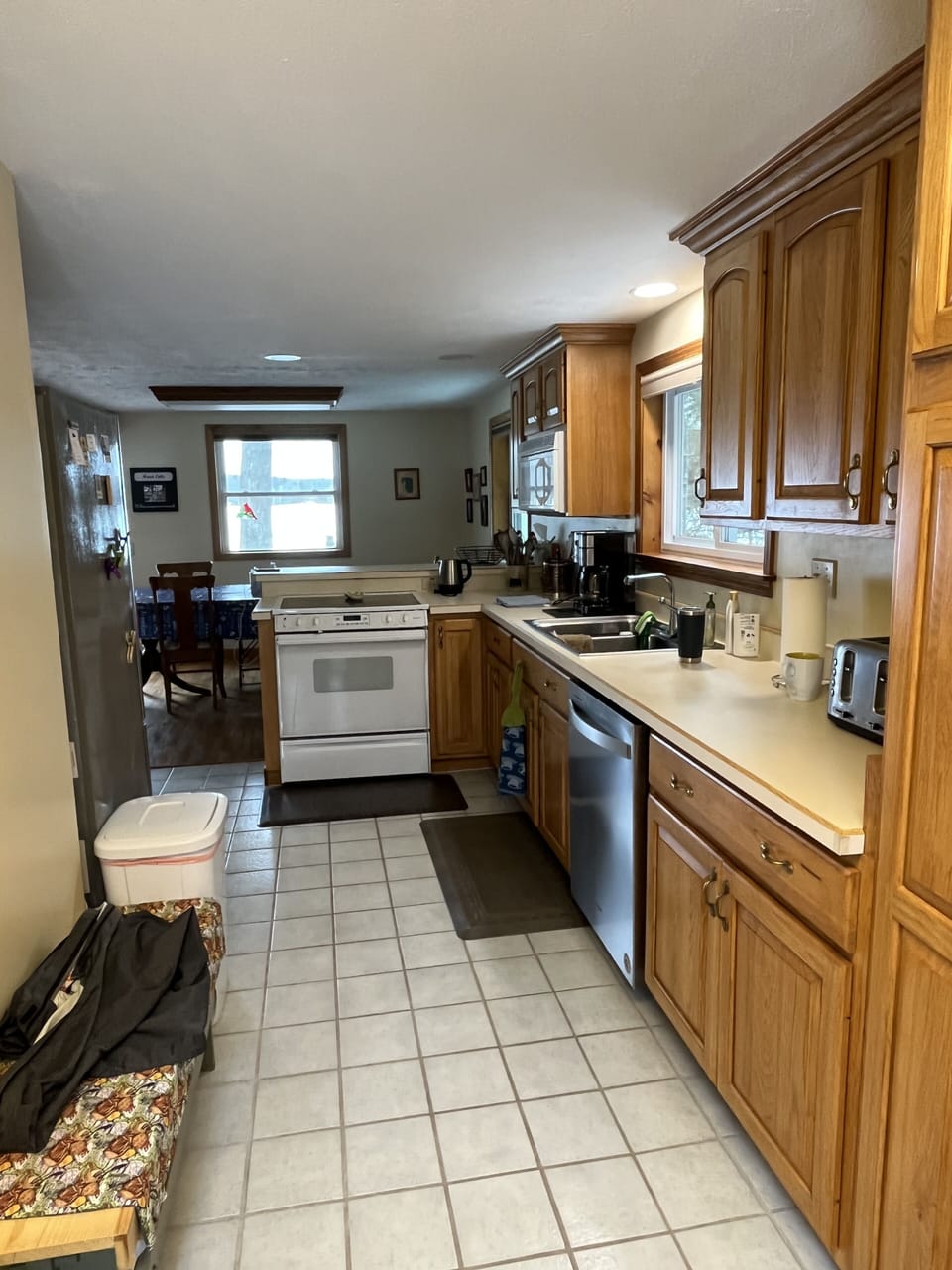 Kitchen - view from front door
