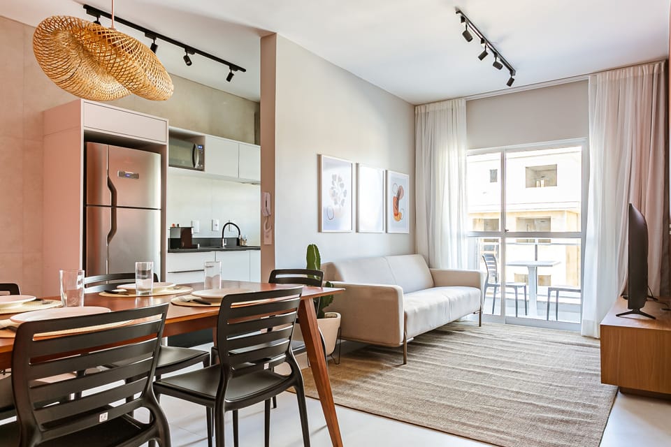 City Apartment | Private kitchen | Full-size fridge, microwave, coffee/tea maker, cookware/dishes/utensils