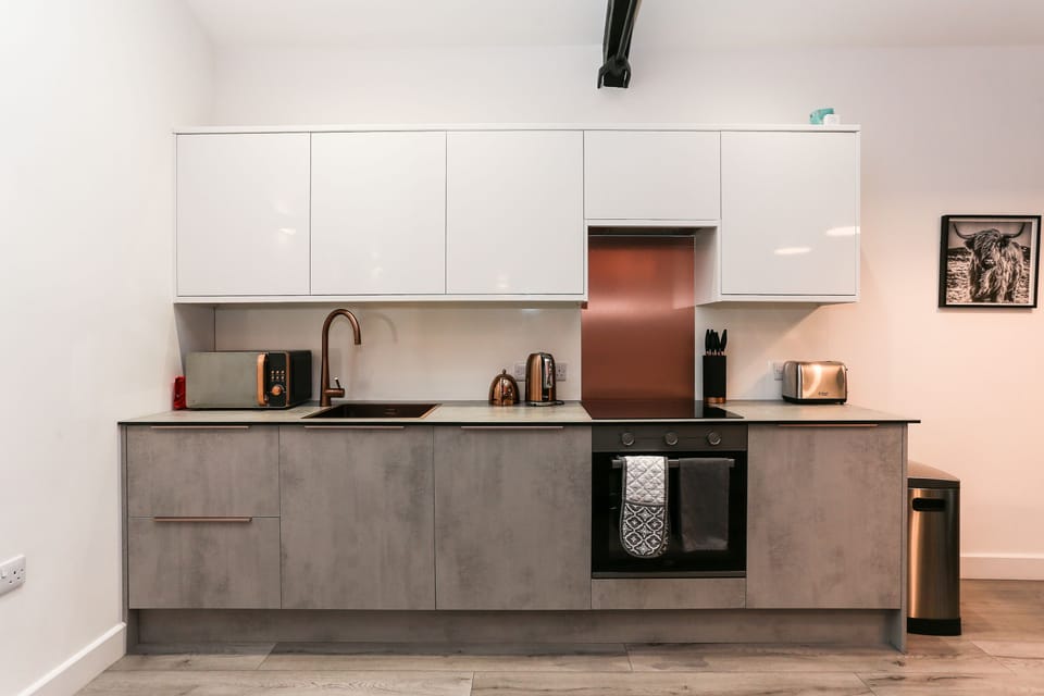 Apartment, Private Bathroom (Wells) | Private kitchen