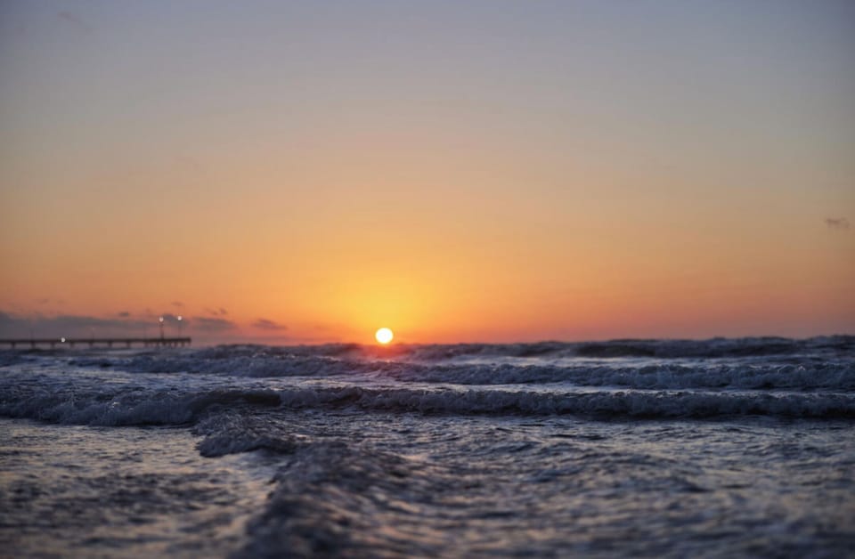 Sunsets on the beach