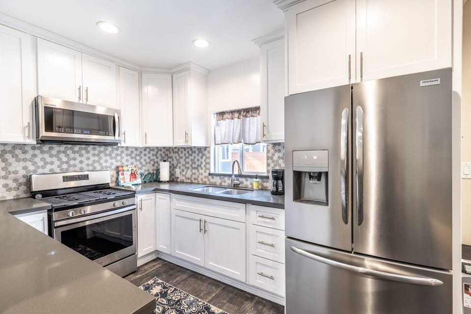 Newly remodeled kitchen