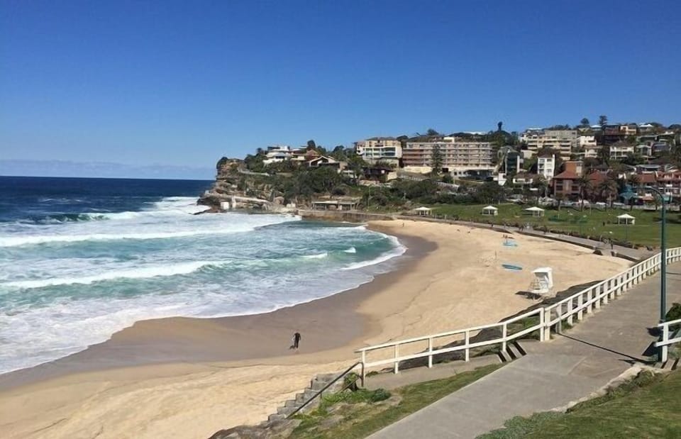 Beachfront location