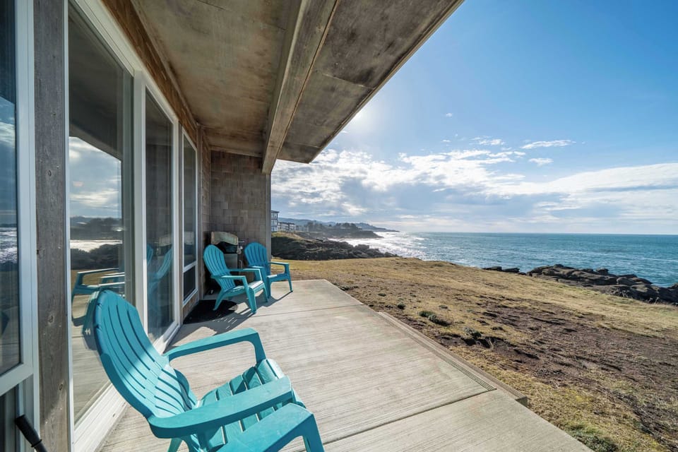 Thundering Sea, View from Oceanfront Patio