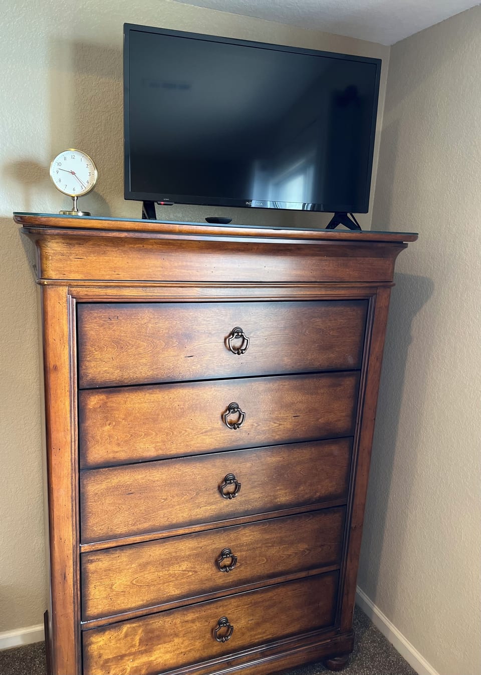 1 of 2 dressers in master bedroom
