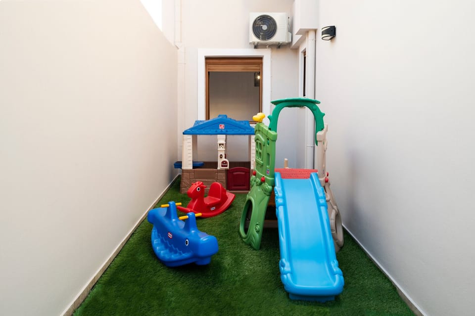 Kids area of Fully equipped apartment,Shared pool,Near beach,tavern,supermarket,Nea Magnissia,Rethymno,Crete
