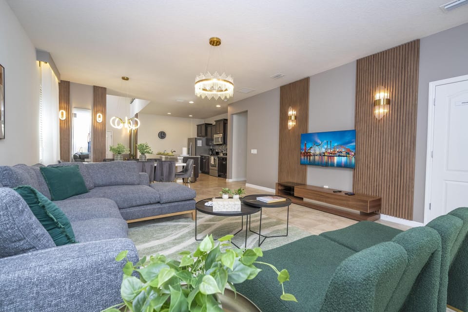 Living Room with Smart TV