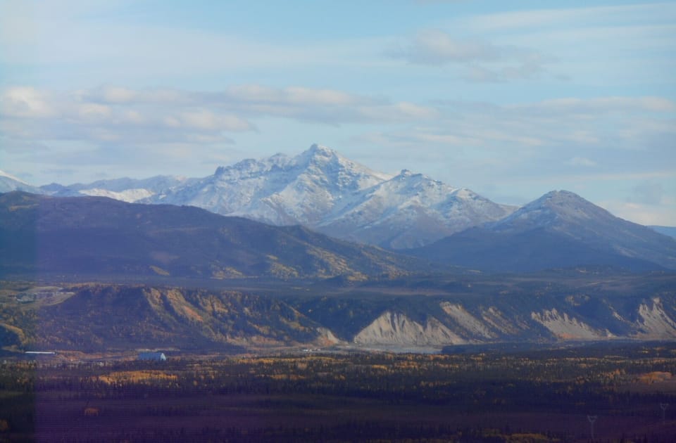Mt. Healy viewing from the cabin 
