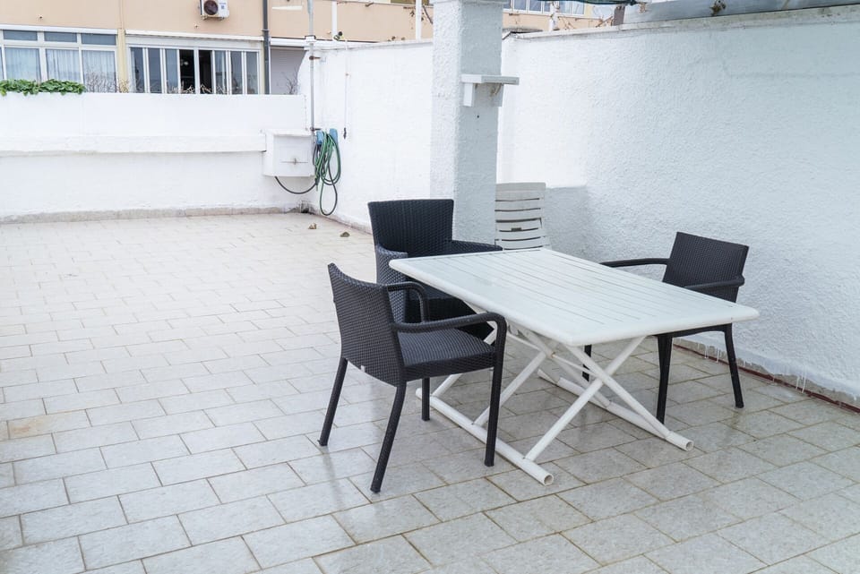 Table, Furniture, Building, Chair, Window, Outdoor Table, Outdoor Furniture, Desk, Wood, Kitchen & Dining Room Table