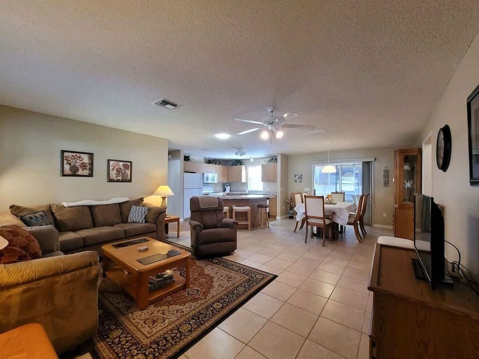 Open floor-plan as soon as you step inside.