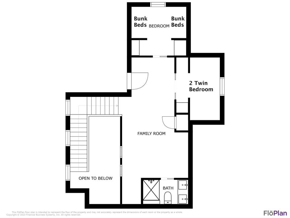 3rd Floor Plan Main House
