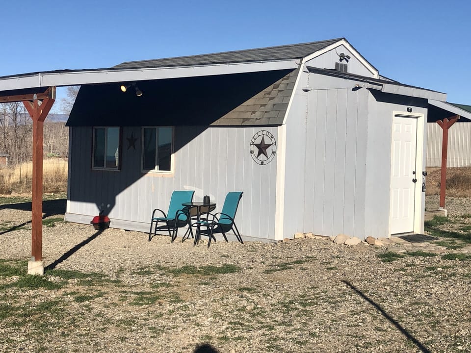 Park under the carport and it's just a few steps to the front door. 