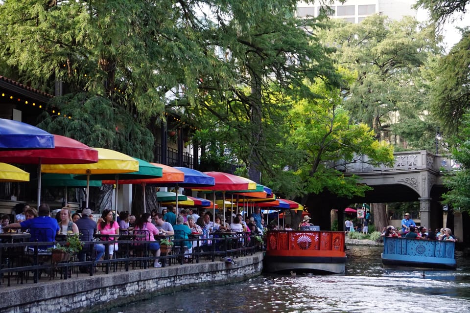 the riverwalk!  This is less than 1/2 hour walk or just a few minute uber ride.