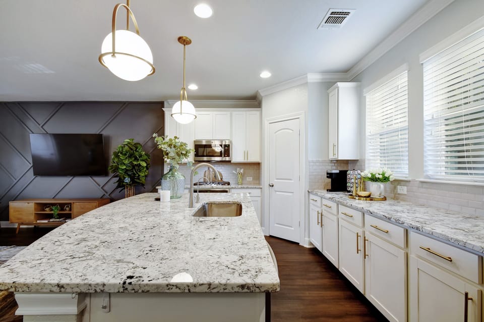 Modern appliances. large counter space.