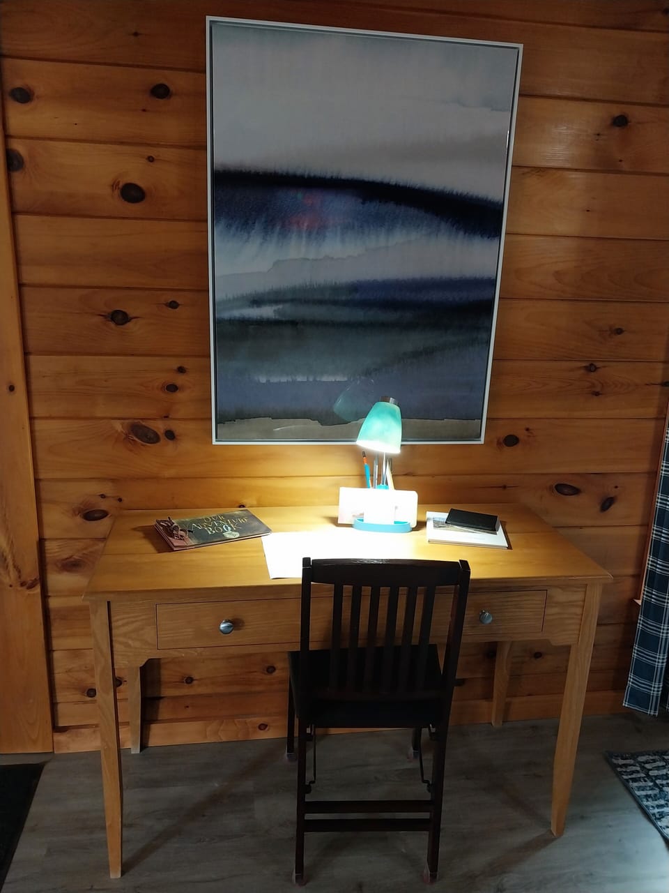 A beautiful desk, for a dedicated workspace if you need it.