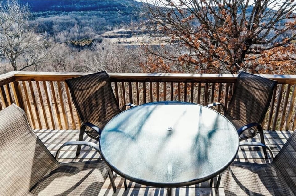 The view from the deck gets even better once the leaves start falling.  