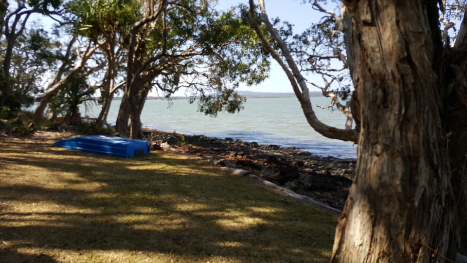 Driftwood - grassed lakeside terrace