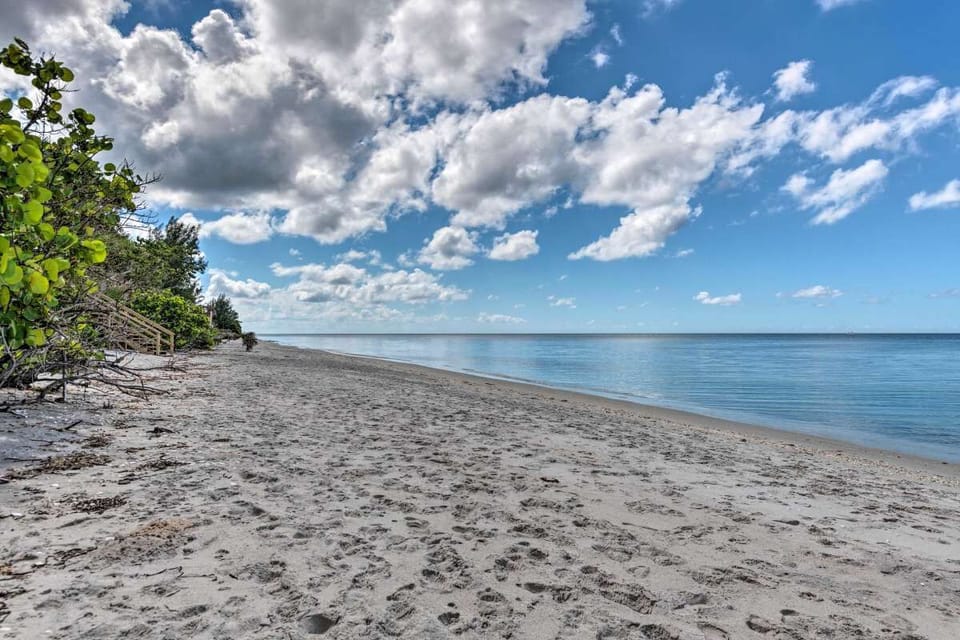 Beach view to the South….