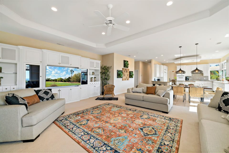 Living Room with HD TV