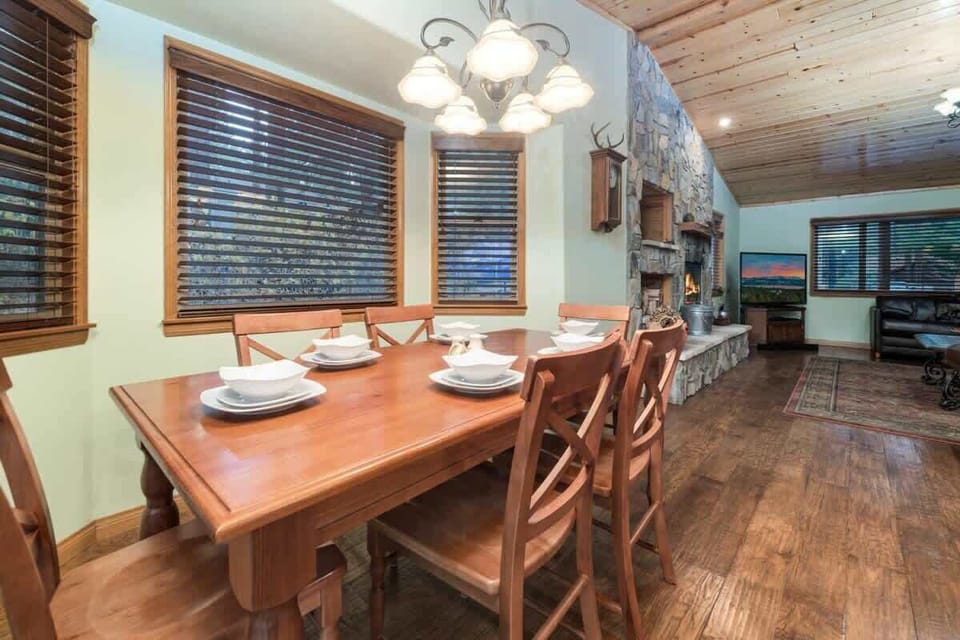 Bright dining area for your indoor meals.