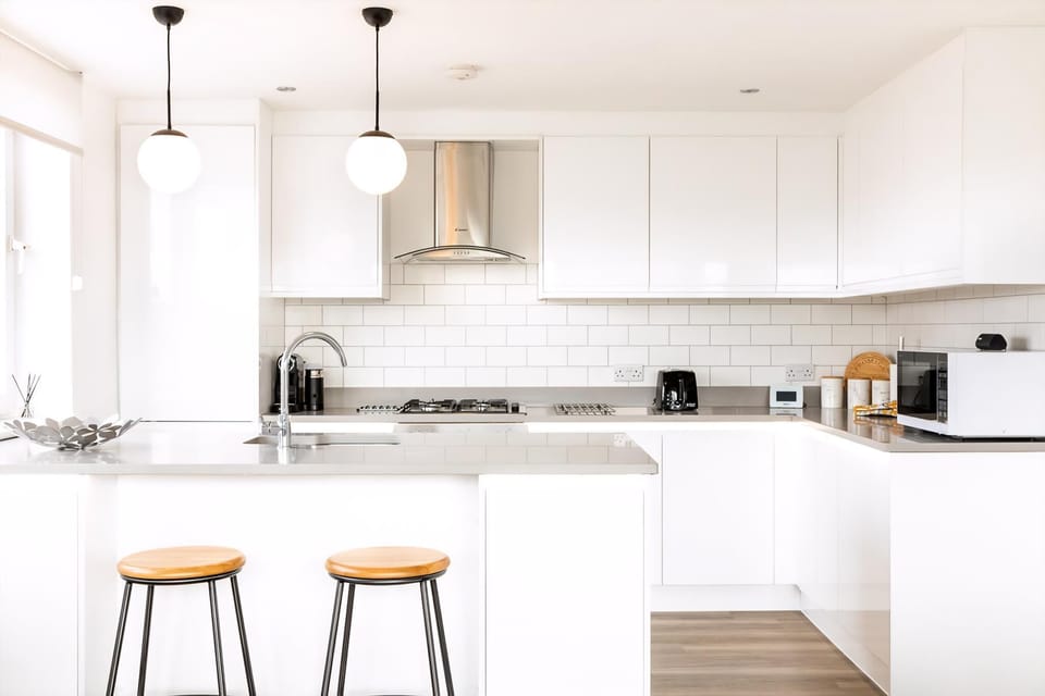 Apartment | Private kitchen | Fridge, microwave, stovetop, dishwasher