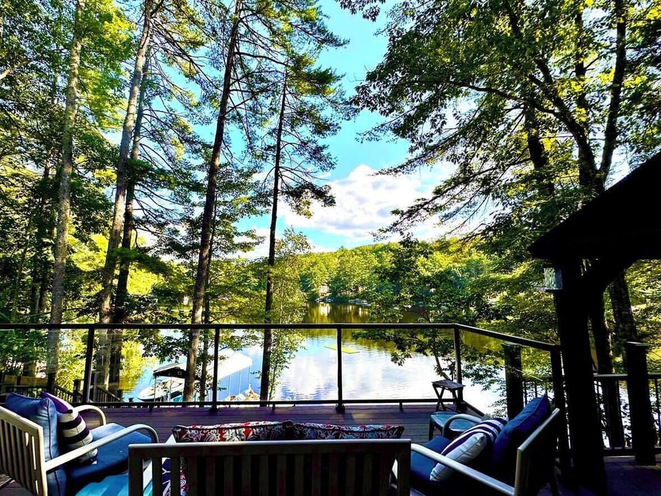 Beautiful view from the deck!