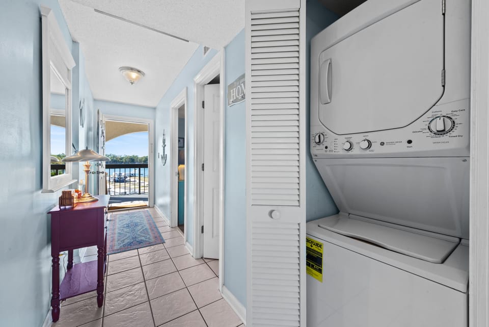 Washer and dryer 