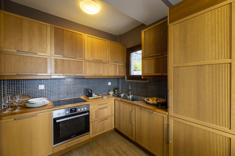 Villa, 3 Bedrooms, Private Pool, Sea View | Private kitchen | Espresso maker, mini-fridge, electric kettle